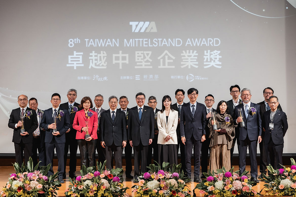COMEUP Industries Honored with 8th Taiwan Mittelstand Award