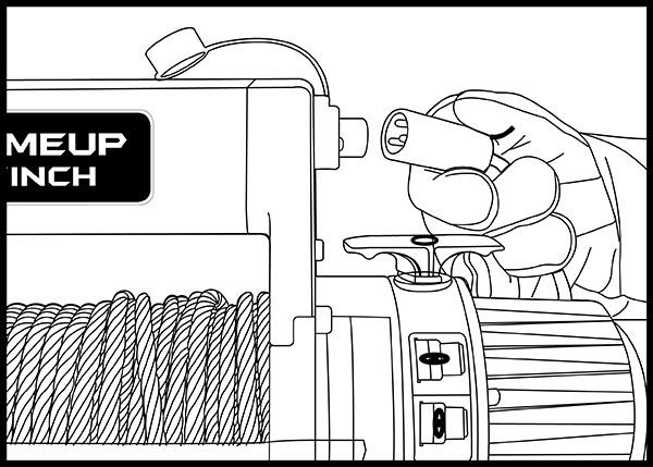 1). Connect the remote control