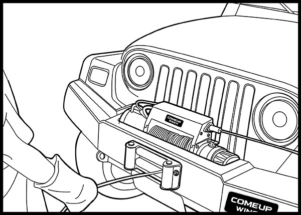 1). Check the wire/synthetic rope