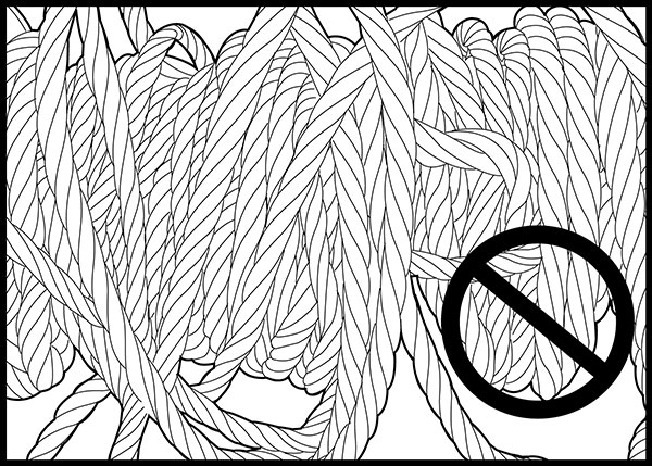 Precaution while winching